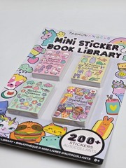 Brand New Set Of 4 Fashion Angels Super Cute Mini Sticker Book Library 200+