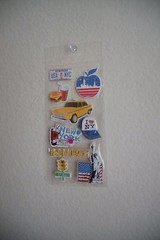3D Scrapbook Themed Stickers (New York)