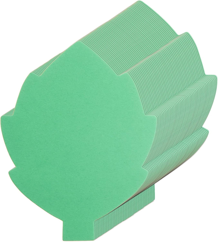 72Pcs Leaf Cutouts Paper, Green Leaves Die Cuts Leaves Shape Cut-Outs Fall Leaf