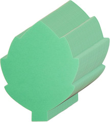 72Pcs Leaf Cutouts Paper, Green Leaves Die Cuts Leaves Shape Cut-Outs Fall Leaf