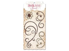 Bo Bunny Jewels «Chocolate Jewels» Gorgeous Brown Swirls in 4 Different Designs