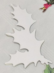 2020 Anna Griffin AG1101 «DECORATIVE HOLLY STICKERS» 3D Dimensional 37-Pcs