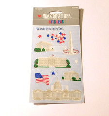 Mrs. Grossman’s Lot 2 Sticker Sheets New Package Paper Whispers ~Washington DC~