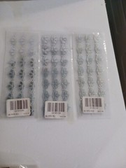 Crafters Square Borders Gem Stickers &Gold Gems & Crown Stickers. See Descriptio
