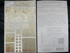Mrs. Grossman LOT of 10 Scrap Metal Block Stickers Rusty Door & Buried Treasure