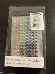 Oriental Trading Adhesive Rhinestone Crystal Stickers for Crafts Jewel