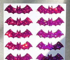 Sparkle Bat Sticker Sheet! – Choose a Size & Color!
