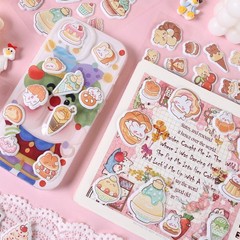 Cute Themed Decorative 3D Sticker Set for Journaling Stationery Decoration DIY