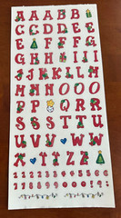3 Vintage Sandylion CHRISTMAS Sticker Sheets~ BORDERS~Gifts~ABC’s~Santa~TOYS~New