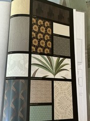 ANTONINA VELLA ART DECO WALLPAPER SAMPLE BOOK/ PAPER CRAFTS