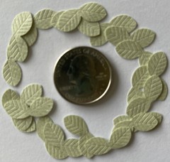 LIGHT GREEN LEAF DUO Die-cut Embellishment(20pc)Jolee’s•Flower•Garden•Stem•Bush