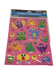 JOT 25 stickers googly eye crafts scrapbook art MONSTERS