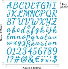 Vibrant Waterproof Alphabet Stickers – 912 Vinyl Decals for Any Surface