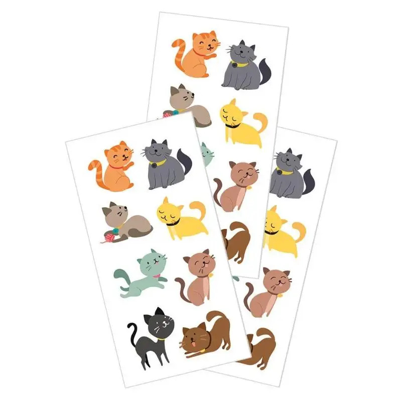 Silly Kitty Cat Kitten Stickers Envelope Seals Planner Supply Papercraft Party