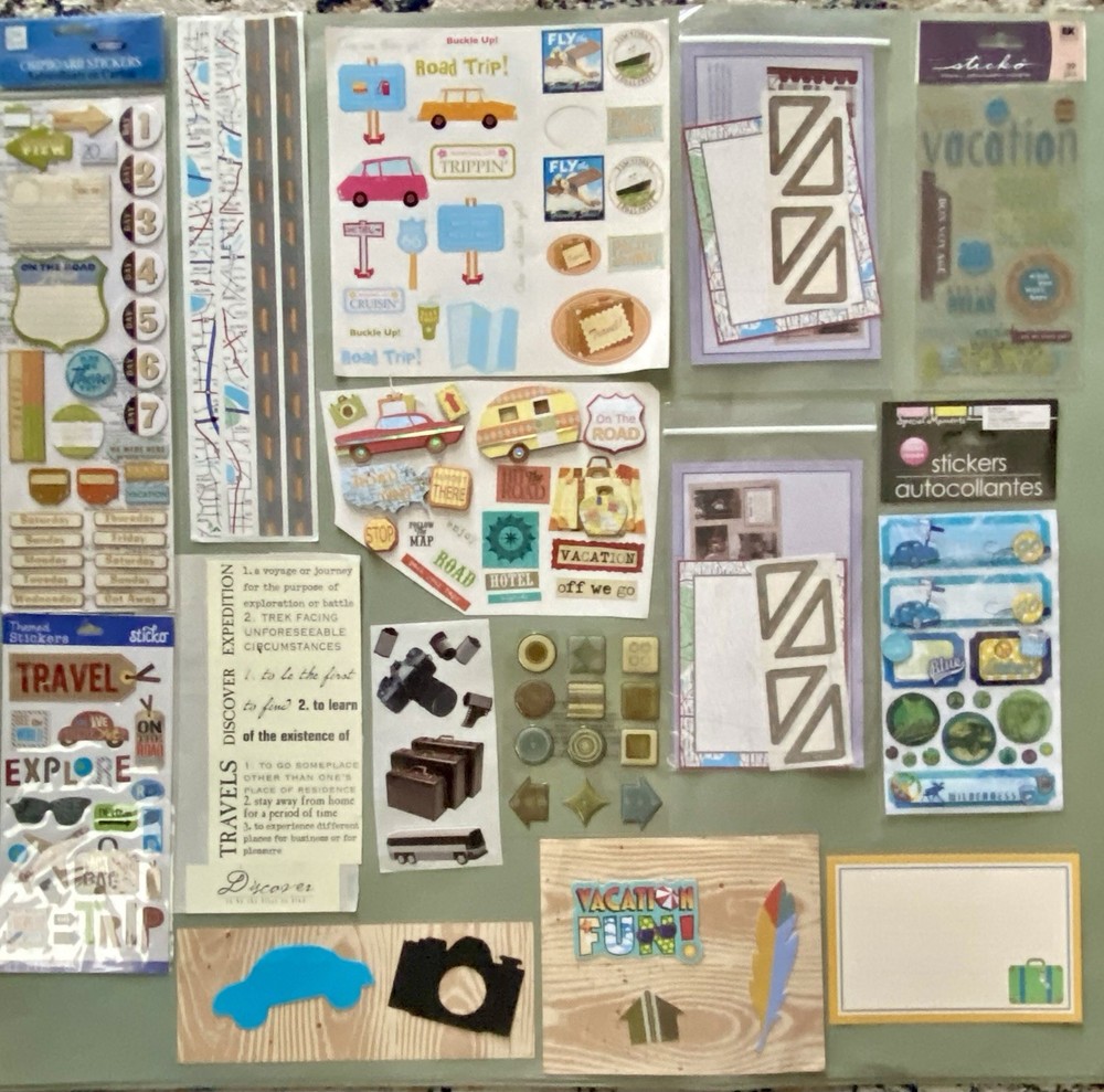Lot of Road Trip Travel Stickers & More! Sticko, Deja Views, Etc