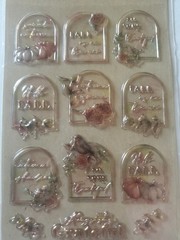 Crafter’s Square Fall/Autumn Themed Puffy Stickers, 12 ct