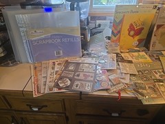 HUGE scrapbooking supplies lot free shipping
