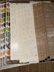 Huge Lot Scrapbooking Letters And Numbers Bo Bunny Me And My Big Ideas 80 Pages
