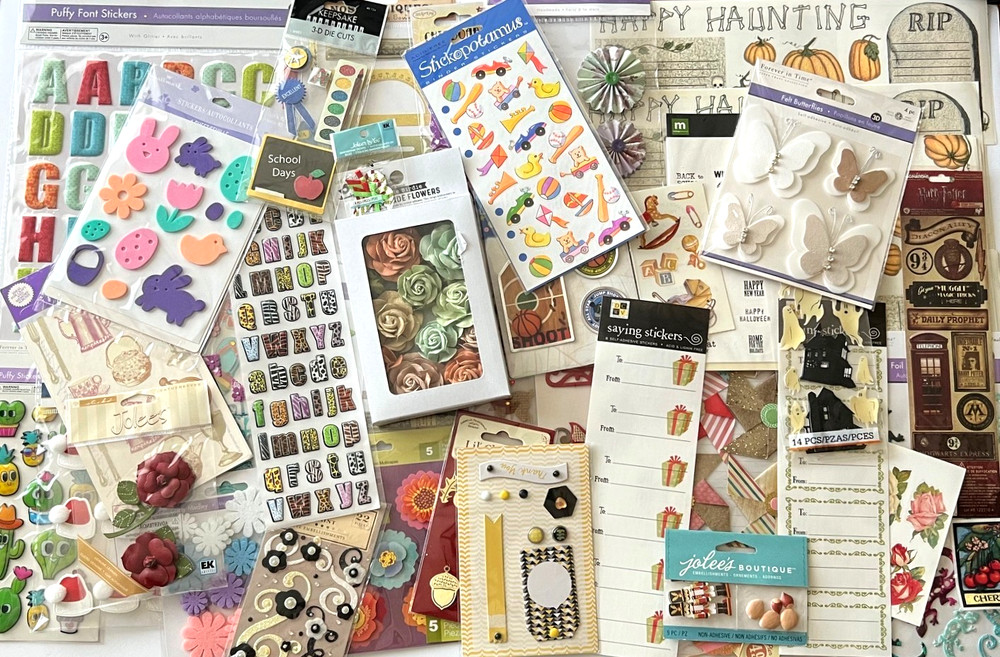#367 MIXED LOT 50pkgs JOLEE’S FOREVER IN TIME MARTHA STEWART K & COMPANY LETTERS