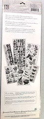 K&Company Brenda Walton Flora Fauna Embossed Stickers Labels 2011 NOS Scrapbook