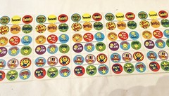 Stickety Do Dah Sticker Lot Stars 19 Sheets