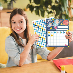 Star Sticker Chart for Kids Behavior -25 Toddler Sticker Reward Chart Incentives