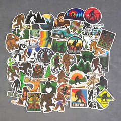 Bigfoot Sasquatch Stickers – Set of 10 Random Stickers – Great for Crafts