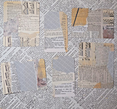 100 Junk Journal & Collage Supplies Ephemera incl. Vintage and Handmade Items