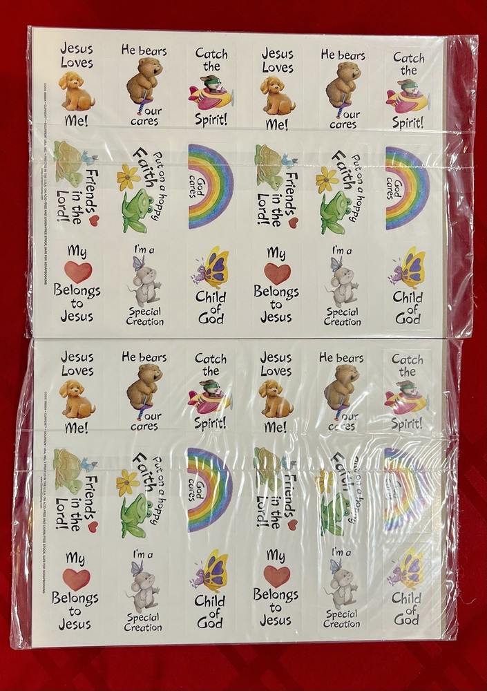 2 Sheets Current Catalog Faith Stickers 088954 – Christian Sayings – New Sealed