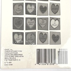 NEW Stickety Doo Da SCRATCH OFF HEARTS American Greetings Stickers 2 Sheets