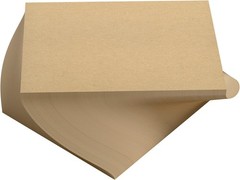 Bryco Goods Chipboard Sheets 8.5 X 11 – 100 Sheets Of 22-Point Kraft Board For