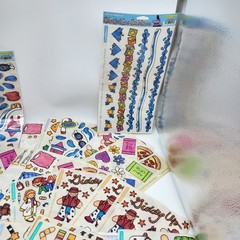 Huge lot of Stickopotamus scrapbook stickers mixed themes Summer Cowboy