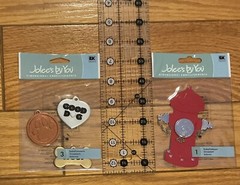 Jolee By You~Ek Success Dimensional Hydrant & Dog Tags~NRFP-Rare~Lot Of 2 Packs