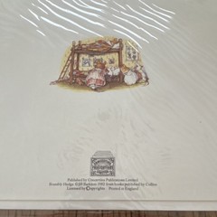 Vintage / Rare New Brambly Hedge greeting cards, seals and folder 1982/1983/1984