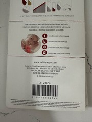 Heidi Swapp Glitter Gift Tags ~ Red/Silver/Gold 17 All Different Shapes/Sizes