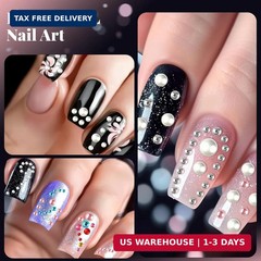 1630Pcs Face Gems Stickers – 3/4/5/6 mm DIY Self-Adhesive Rhinestones & Pearls,