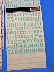 Jenni Bowlin Rub Ons Scrapbooking Letters Numbers Months 2 Ea