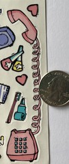 SLUMBER PARTY Stickers(26pc)Frances Meyer•Overnight•Kids•Snack•Nightgown •Girls