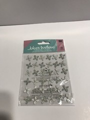 EK Jolee’s Boutique Dimension Wedding Gem Flowers Stickers Brand New, 36 Pcs.