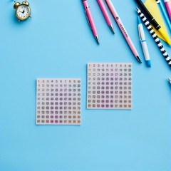 20 Sheets Small Stickers for Labeling Pre Numbered Circle Decals