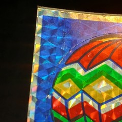 Vintage 80s Prismatic Stickers Razzle Dazzle Hot Air Balloons Hallmark 1 Sheet