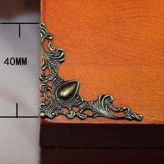 30 Pcs Antique Edge Corner Decorative Protectors, Scrapbooking Albums Embelli…