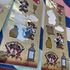 Lot Of Stickers From Early 2000s Disney Pirates Of The Caribbean Mickey Minnie
