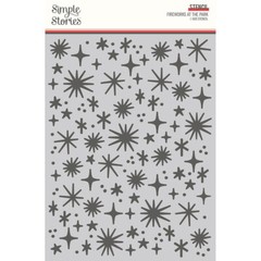 Simple Stories Templates Stencils 6″ x 8″ FIREWORKS AT THE PARK
