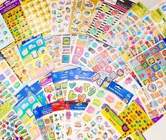 998 Stickers, Bold & Bright Sparkle Photo Album accents Arts & Crafts decoration
