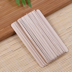 50Pcs Wooden Craft Sticks for DIY Projects Beige Wood Craft Sticks