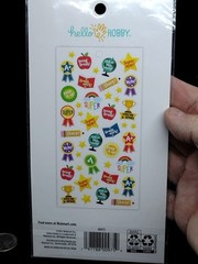Hello Hobby Multicolor Teacher Reward Themed Stickers, 44 Count