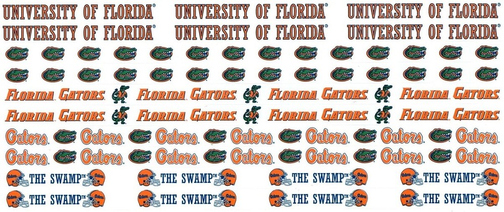 University of Florida Gators NCAA Border Scrapbook Stickers 12″
