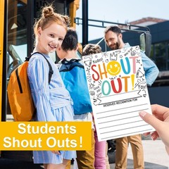 50pcs Appreciation Cards for Teachers, Students, Employees, Office Staff