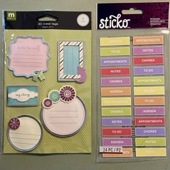 Lot Of 44 Sheets Happy Planner, Recollections, Sticko!